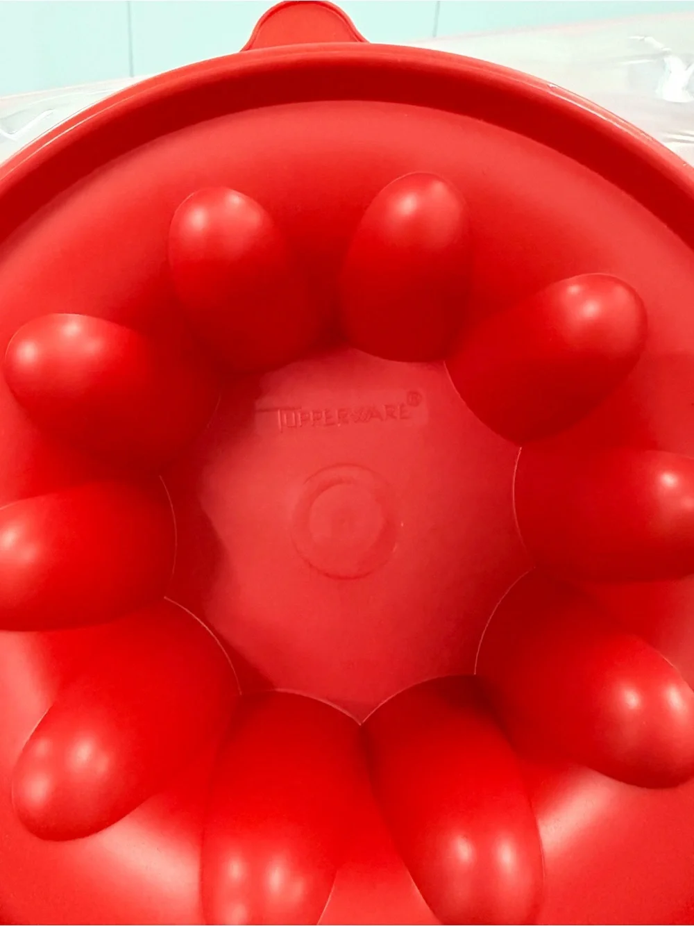 Tupperware Rectangular Jel Ring Party Multilayer Dessert and Dip Mold Red NEW